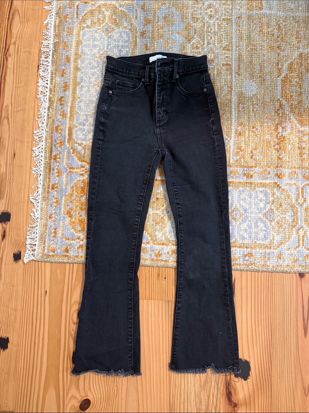 Loft Black High-Rise Women's Cropped Jeans